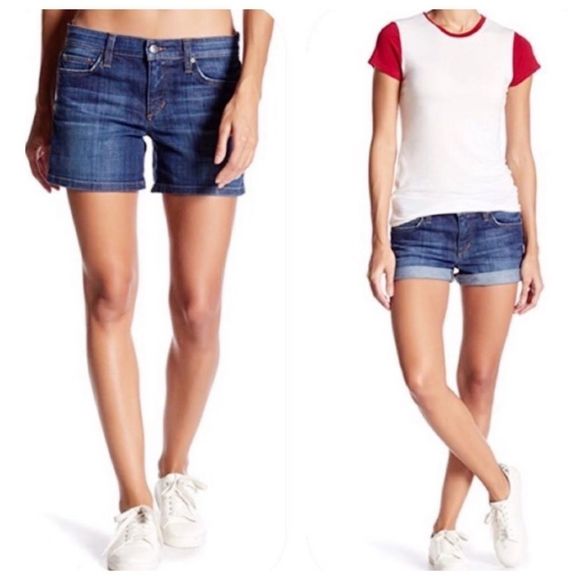 Joe's Jeans Shorts Joes Jeans Boxy Cutdemin Cuffed Shorts In Freya